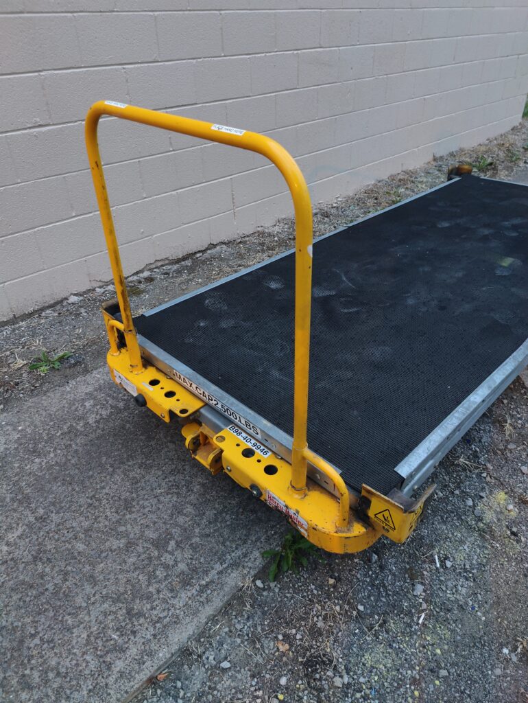 Luggage Cart Heavy Duty by Hercu Hauler 2500LB Cap