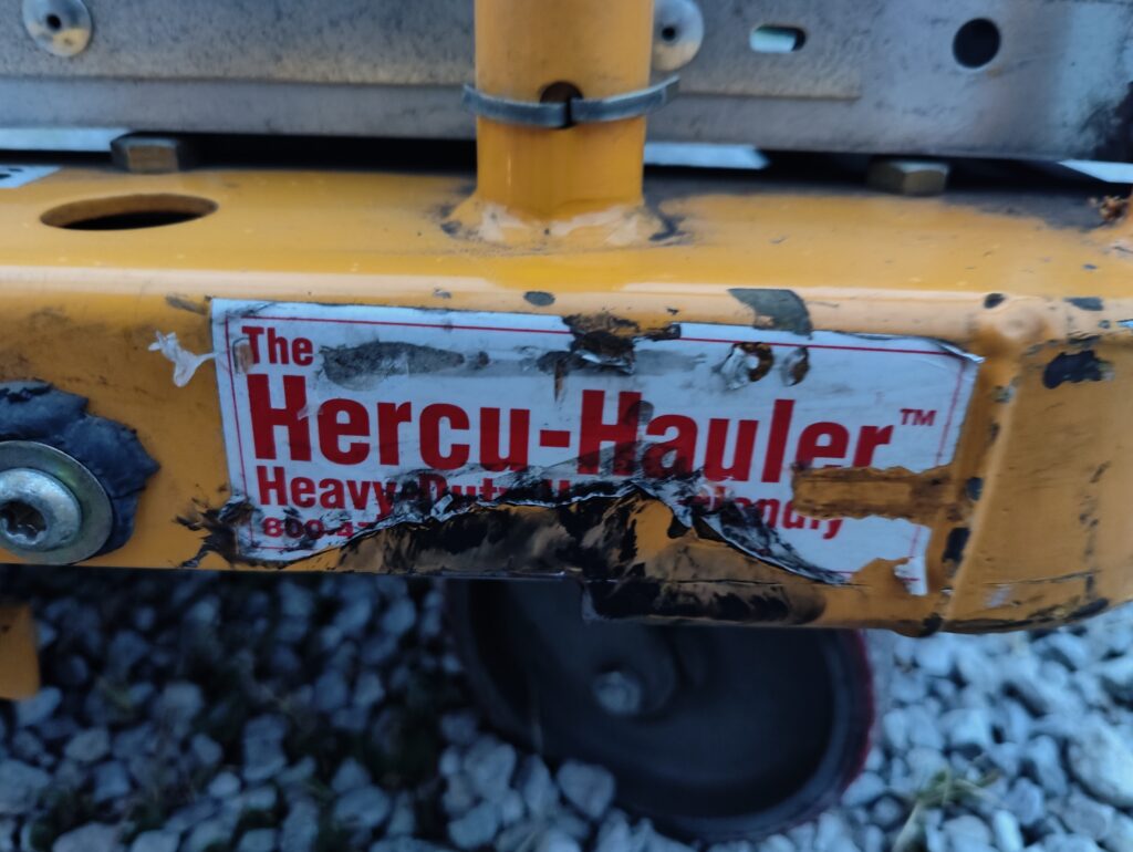 Luggage Cart Heavy Duty by Hercu Hauler 2500LB Cap