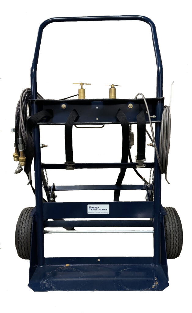 Low/High Pressure Nitrogen Bottle Hand Cart